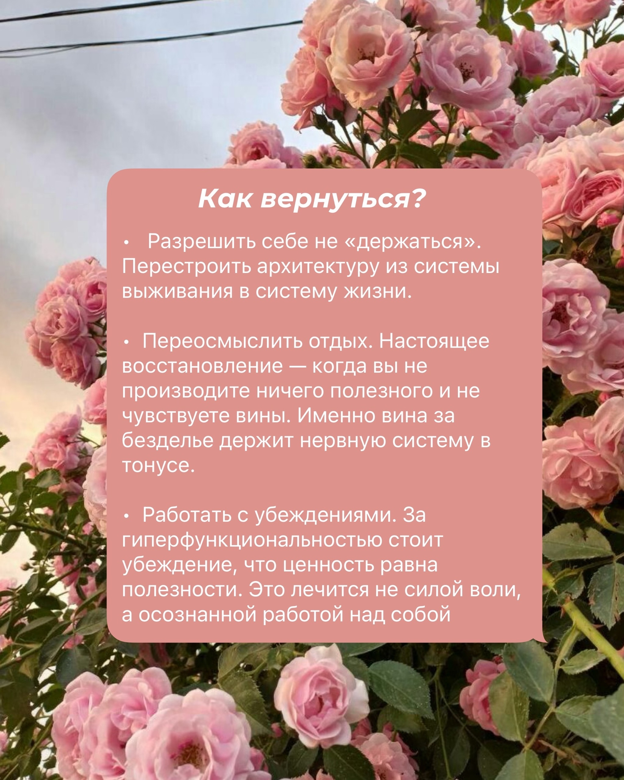 Сохранить себя